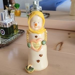Vintage Acrylic Snowwomen Figurine
